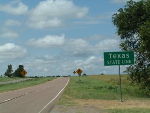Confine di stato (Oklahoma-Texas US)