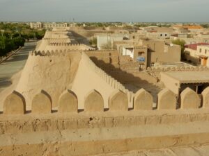 Khiva - Panorama dalla Torre di Guardia 1